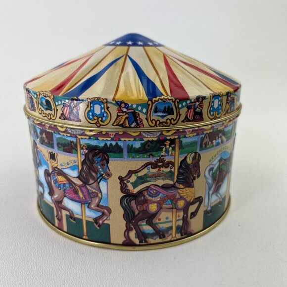 HersheyPark Carrousel Circa Tin Hometown Series Tin Can #13 Vintage 1996 - Picture 3 of 7